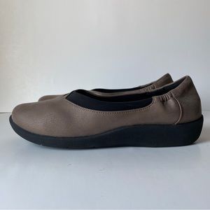 Clarks Flats, Taupe/ Black